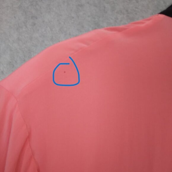 Bob Mackie | 2 Pc Dragonfly Pink Mandarin Collar Silk Blouse w/tank | Size XL - Picture 11 of 12